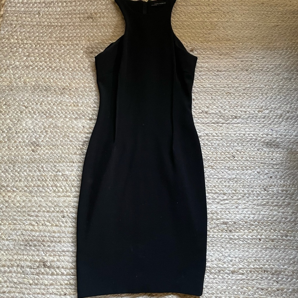 Black zara dress